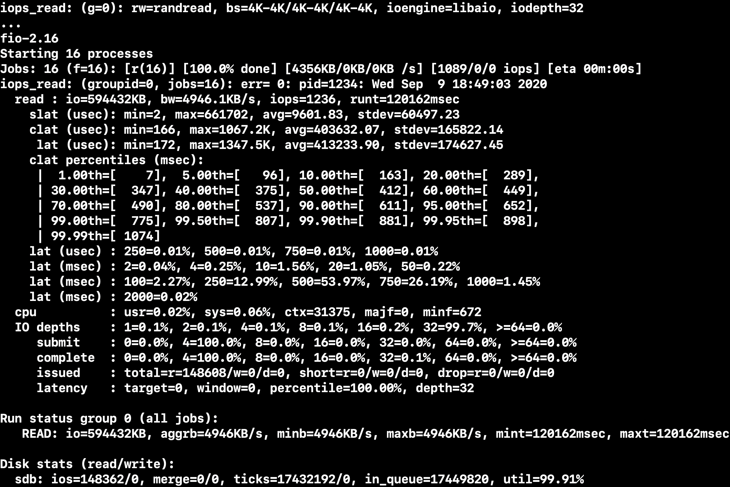 24-drive random read